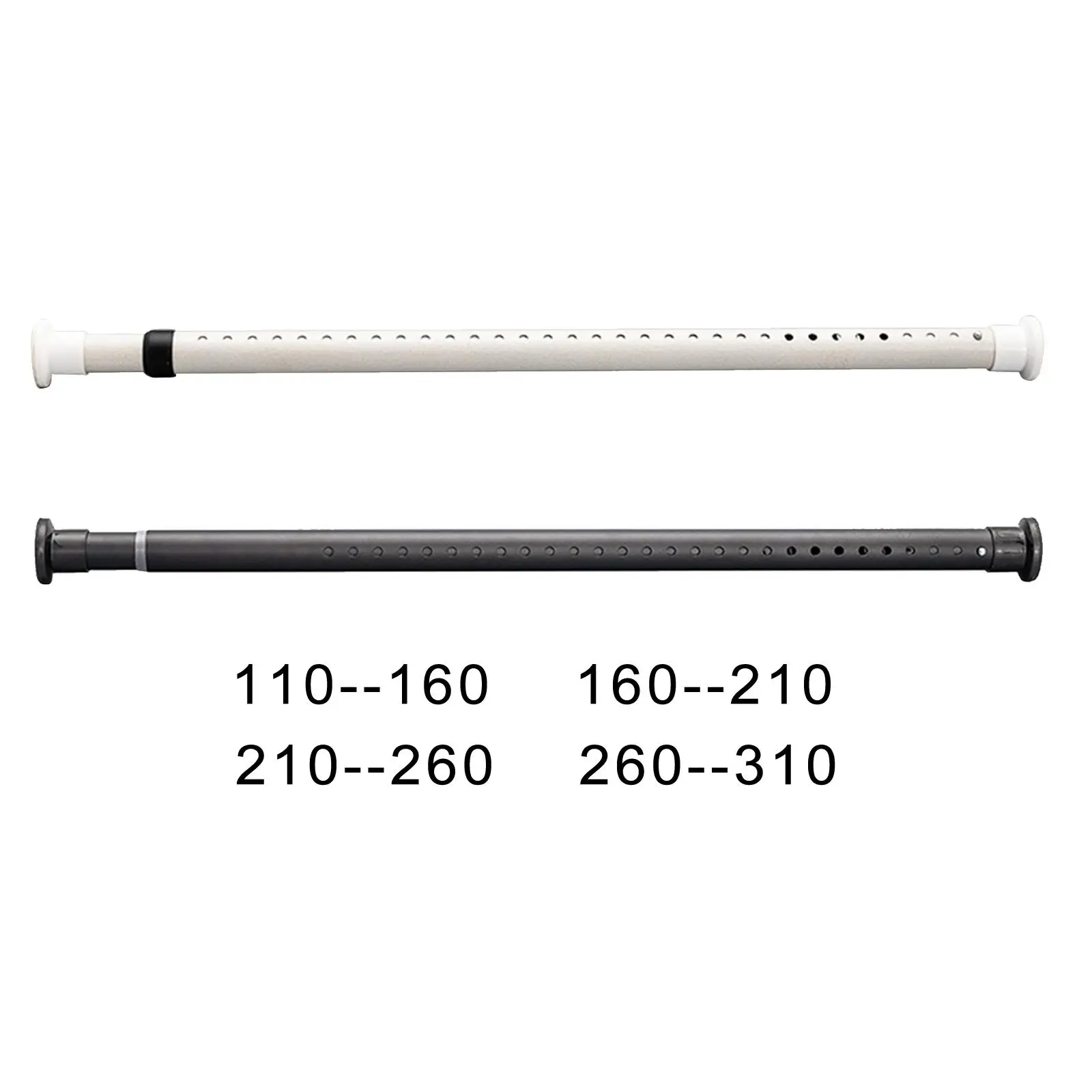 

Bathroom Adjustable Curtain Rod Spring Loaded Extendable Telescopic Tension Curtain Rail Pole Rod 1pc