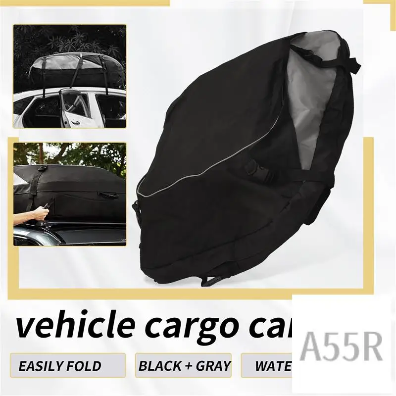 

5R-Car Roof Bag & Rooftop Cargo Carrier 15 Cubic Feet Heavy Duty Bag Waterproof Rooftop Car Bag Storage Bag Universal