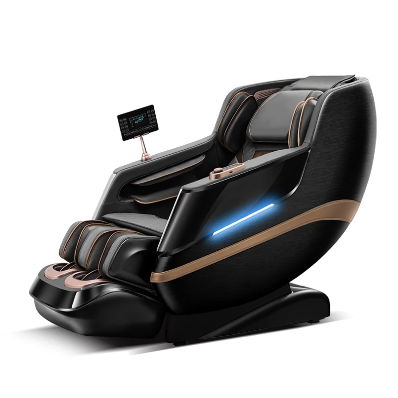 4D Massage Chair with Dual SL Tracks Full Body Zero Gravity Space Capsule Experience Featuring Voice Control & Smart Relaxation