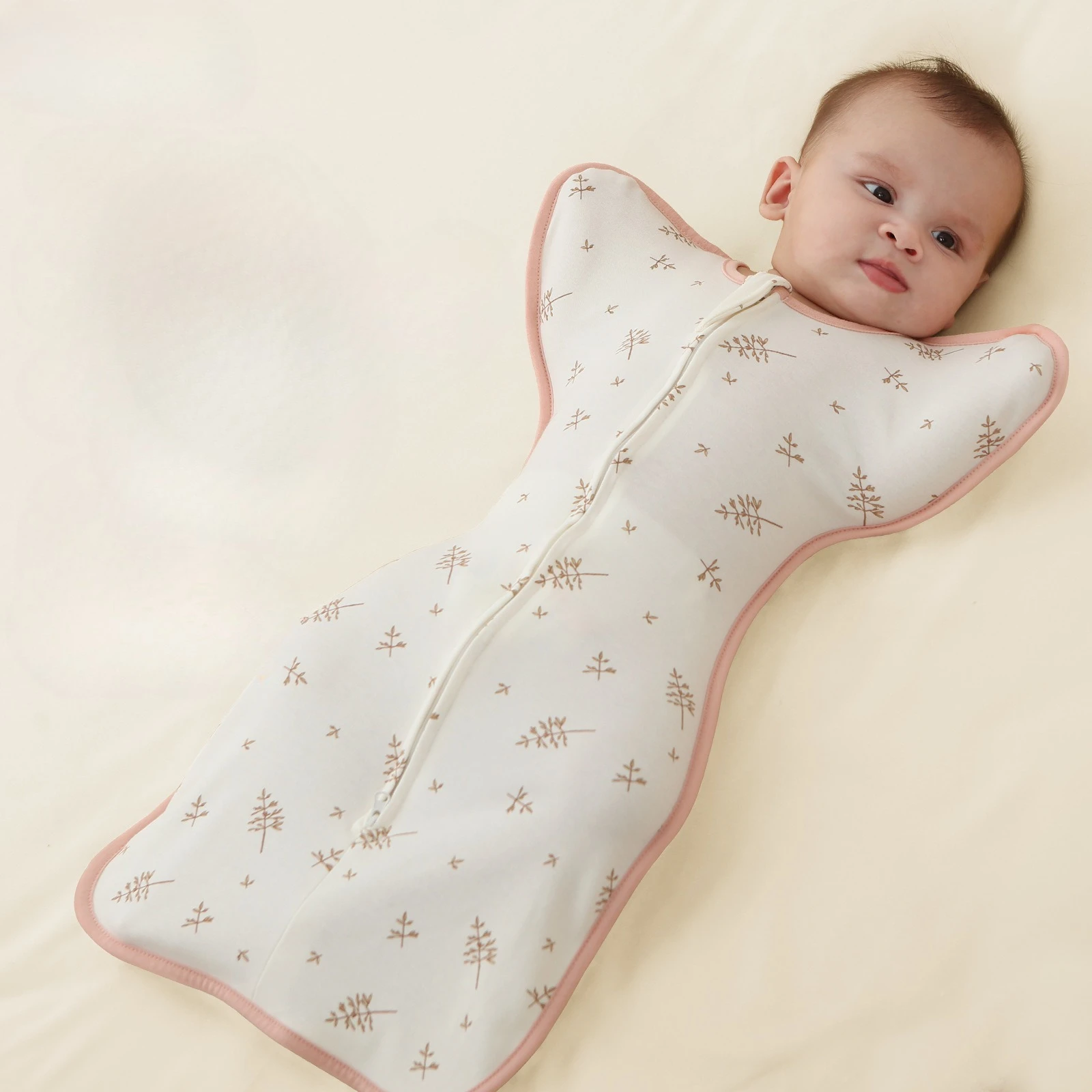 Soft Cotton Baby Sleeping Bag for Newborn Summer Thin Boys Girls Wrap Sleepwear Adjustable Breathable Baby Swaddle Blanket 0-6M
