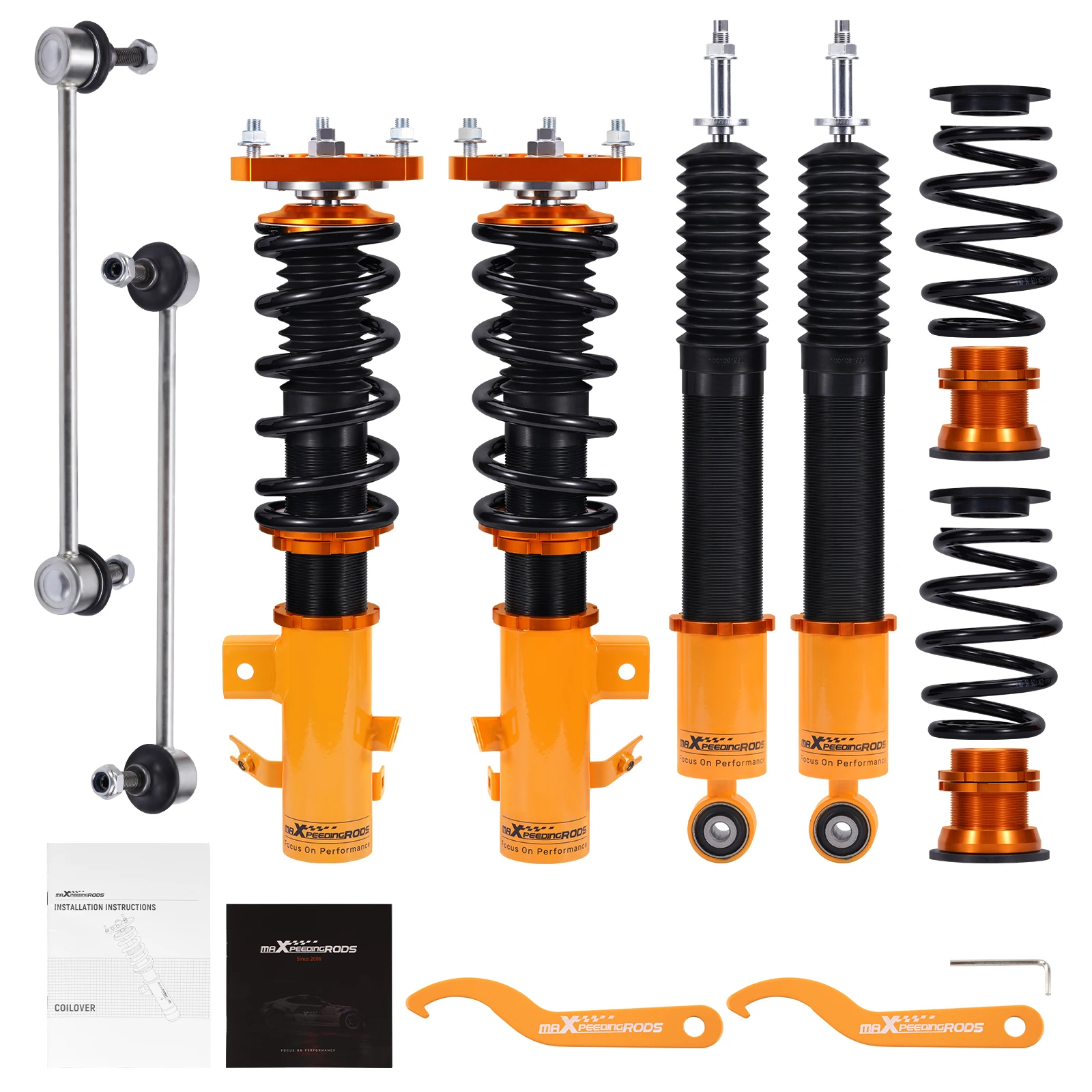 MaXpeedingrods Racing Coilovers Struts Shocks Kit For Honda Civic 2012-2015 Lowering Coilovers Suspension