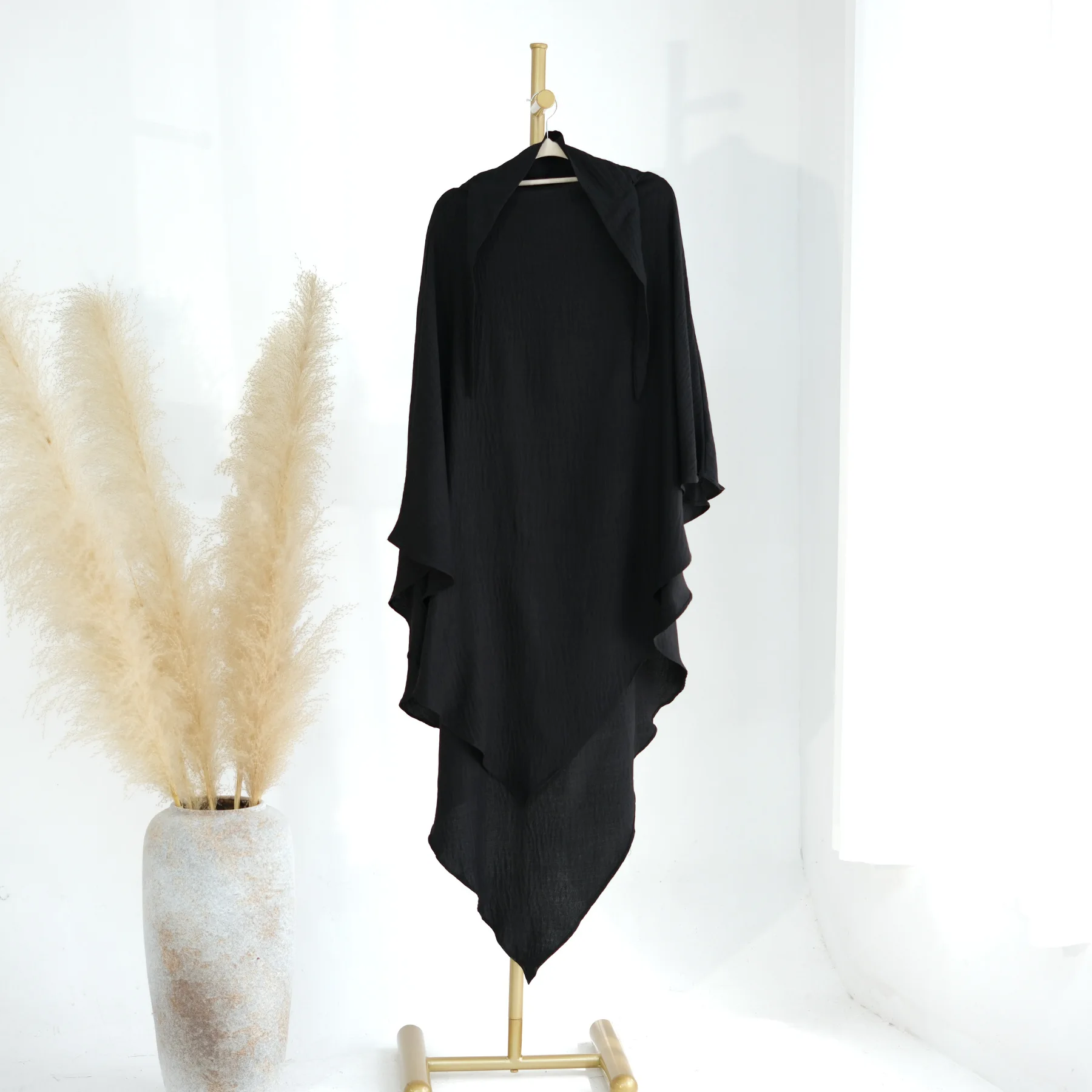 عيد المرأة طويلة الحجاب خيمار مسلم دبي الحجاب الأوشحة عمامة بلون غطاء الرأس العربي الإسلامي رمضان السيدات الحجاب