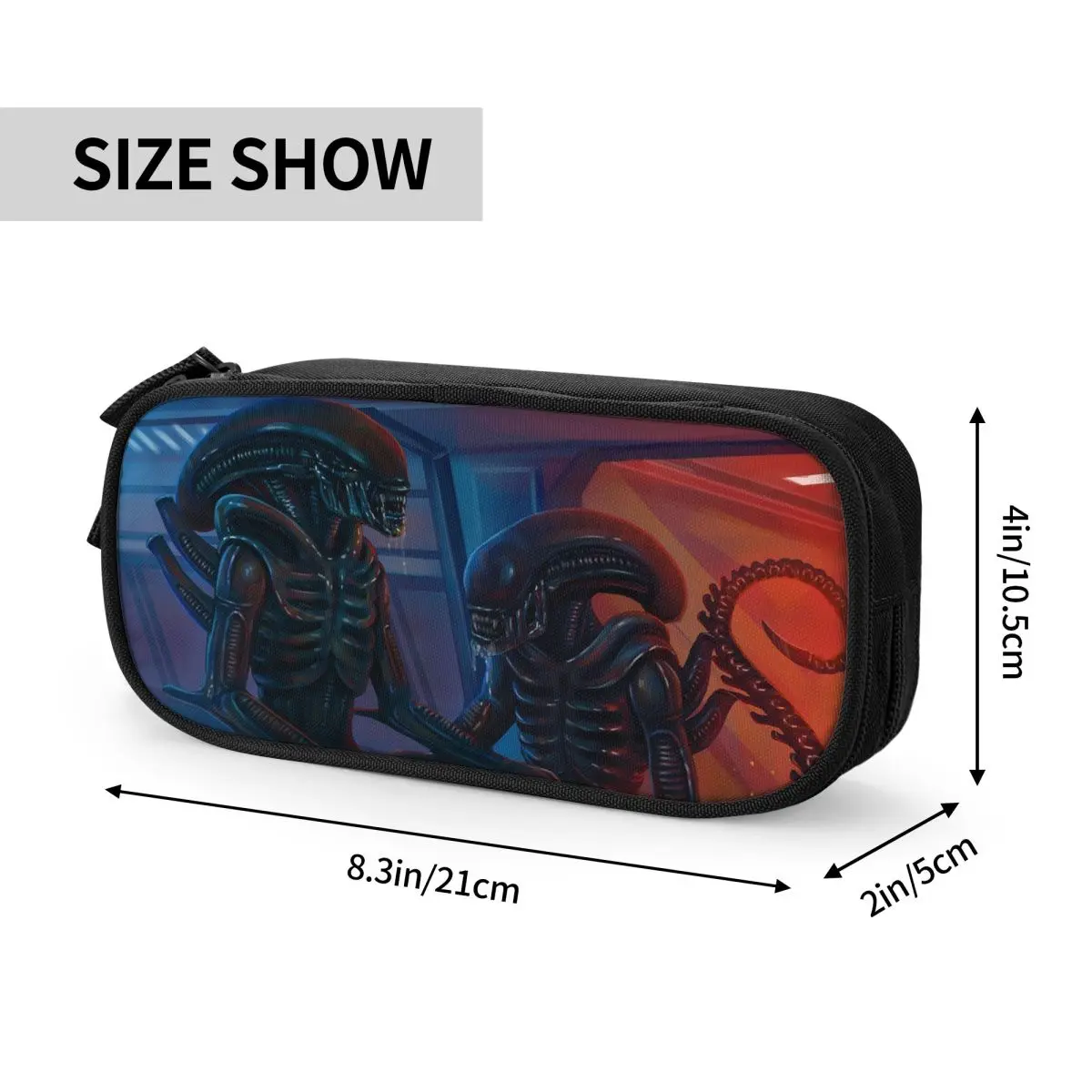 Xenomorph Alien пеналы для студентов, школьная коробка для ручек, сумка для карандашей, большая сумка для хранения карандашей, канцелярские принадлежности