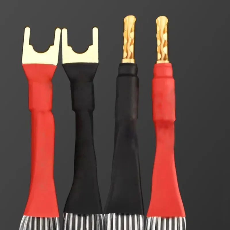 4 шт., белый соединительный кабель, мостовой кабель, посеребренная перемычка, соединительный кабель типа «банан-Y», мостовой провод