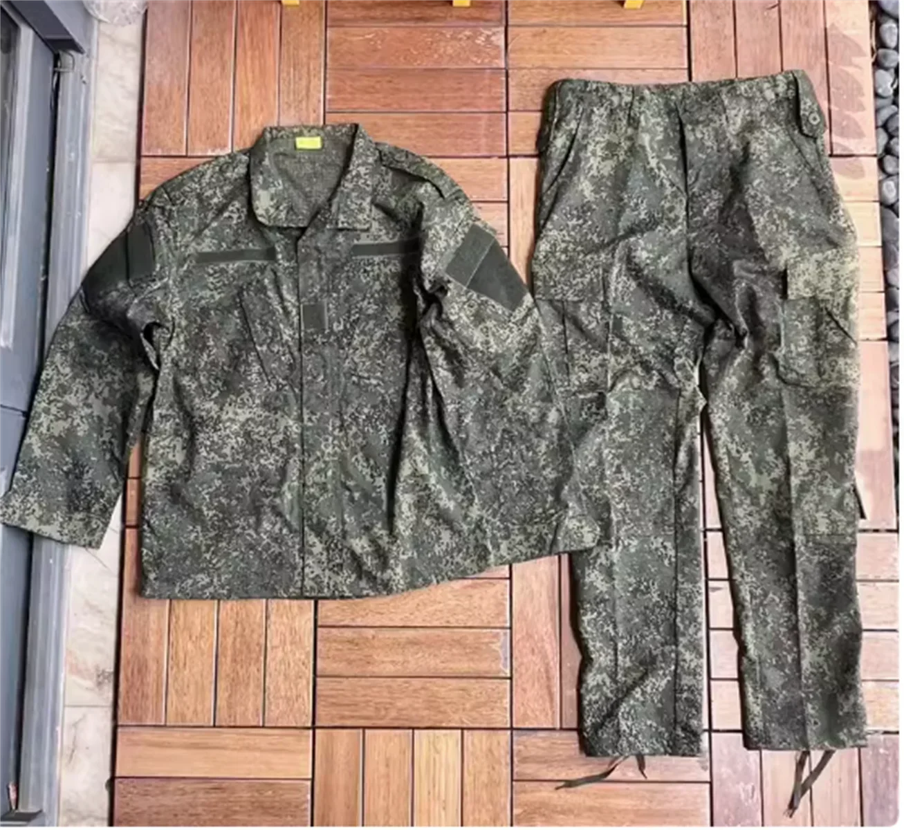 Russian camouflage tactical training uniform