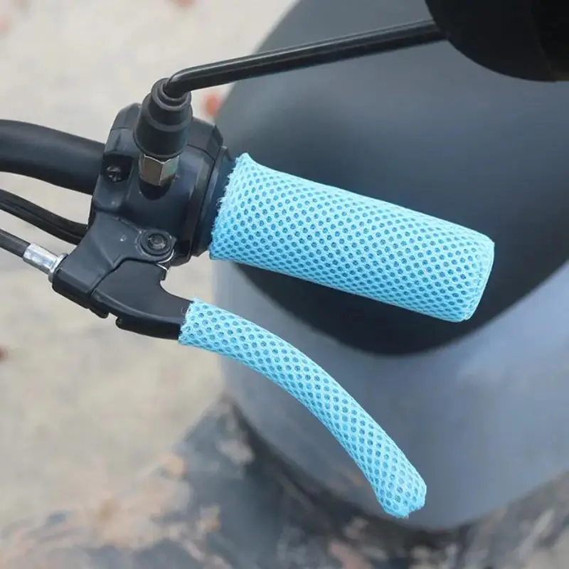 

4 Piece Breathable Handlebar Cover for Universal Summer Motorcycle Sweat-proof Lever Clutch Brake Non-slip Soft Cover