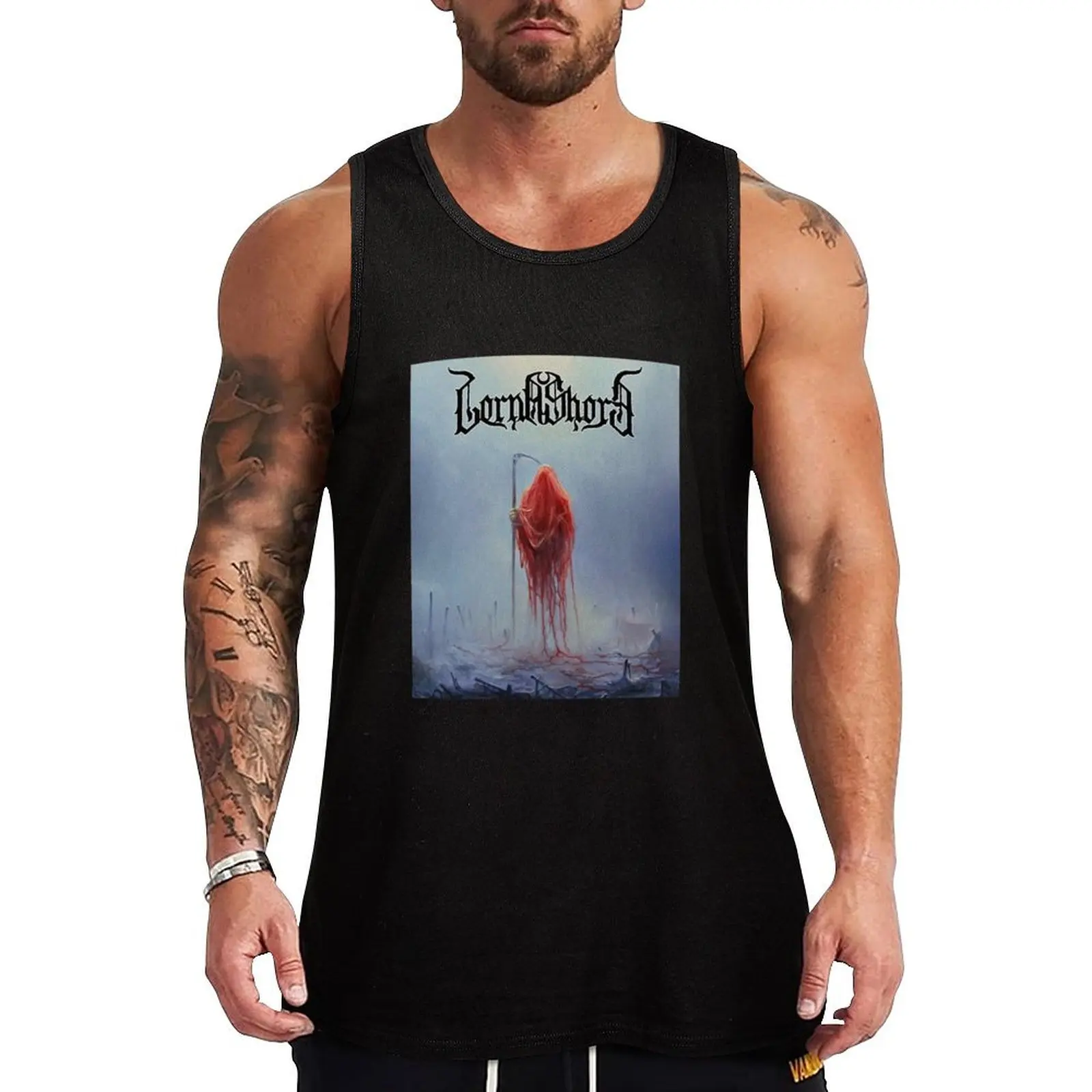 Lorna Shore Deathcore Band Merxtch Tank Top Clothing gym sleeveless Men's t-shirts