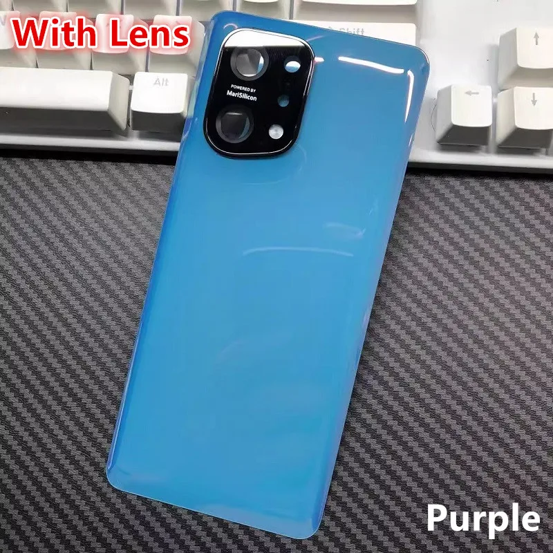 FindX5 Housing For OPPO Find X5 Battery Back Cover Repair Replace Door Phone Rear Case + Camera Lens image 6