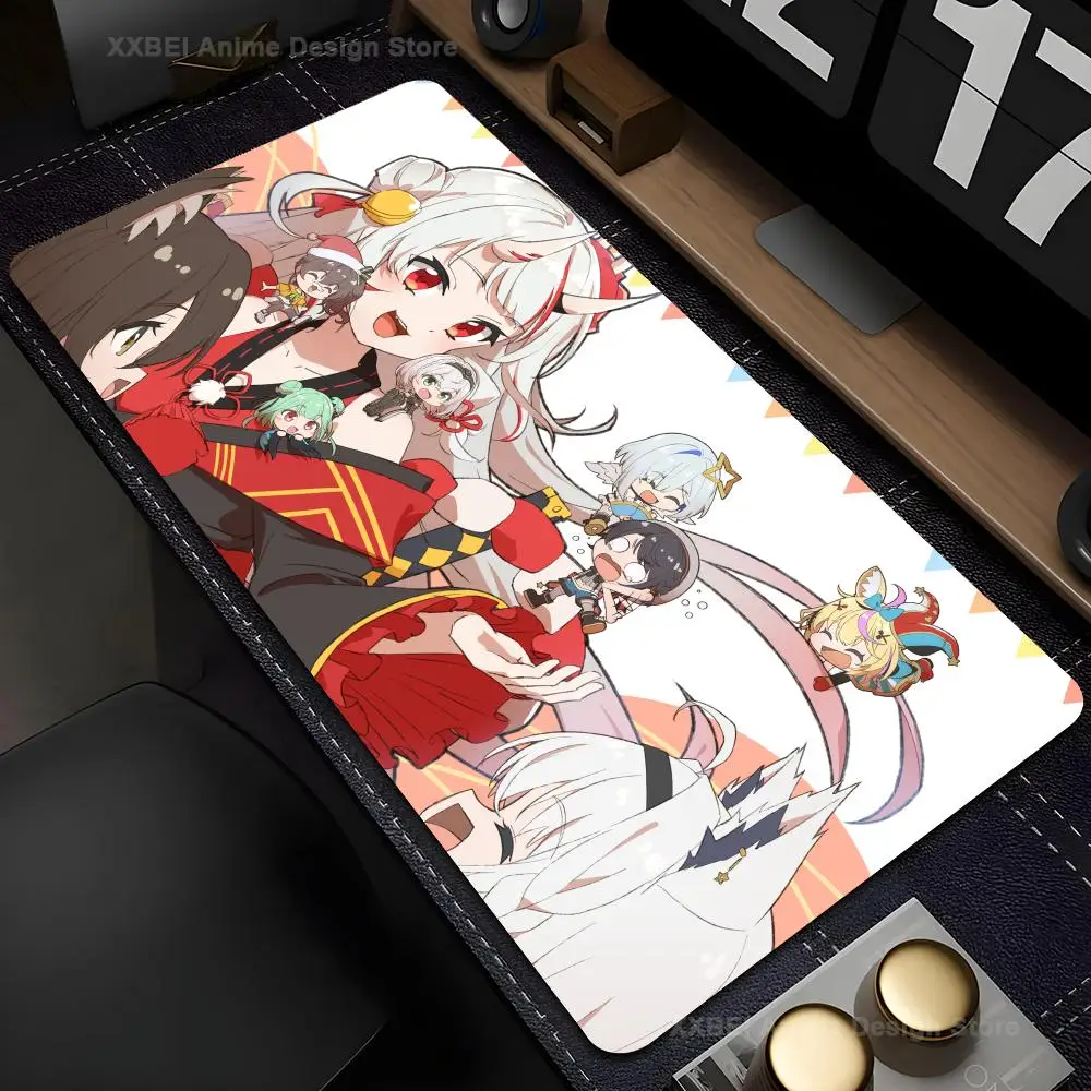 Nakiri Ayame Hololive Girl Mousepad Large Gaming Mouse Pad LockEdge Thickened Computer Keyboard Table Desk Mat