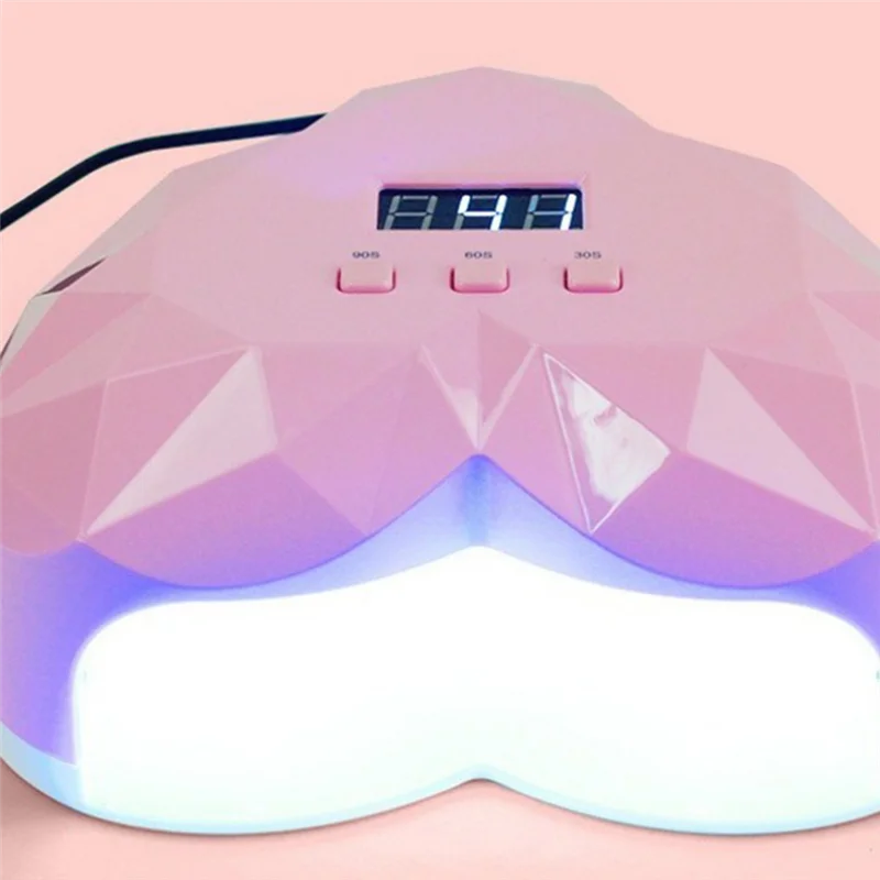 Nail Art Tools Quick Drying Heart Lamp LED Gel Nail Lamp 86W Gel Nail Light Nail Polish Dryer Professional And Beginner US Plug