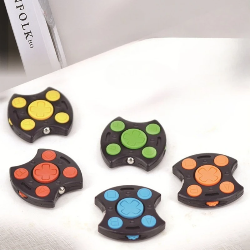 Ręka Fidget Spinne Roller Gamepad Cube Clicker EDC łagodzi stres zabawka Spinning Top Tip Gyro Antistresse dekompresja