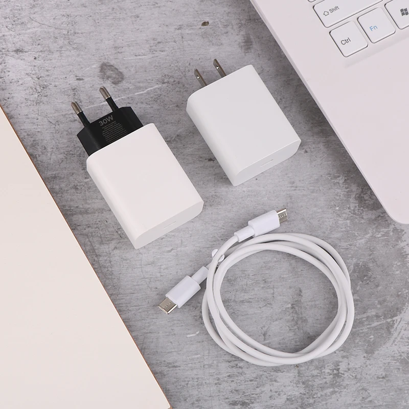 30W USB-C Charger for Pixel 7 6 Pro 6A PD Fast Wall Charging Adapter Compatible With USB-C Devices 100cm USB C to C Cable