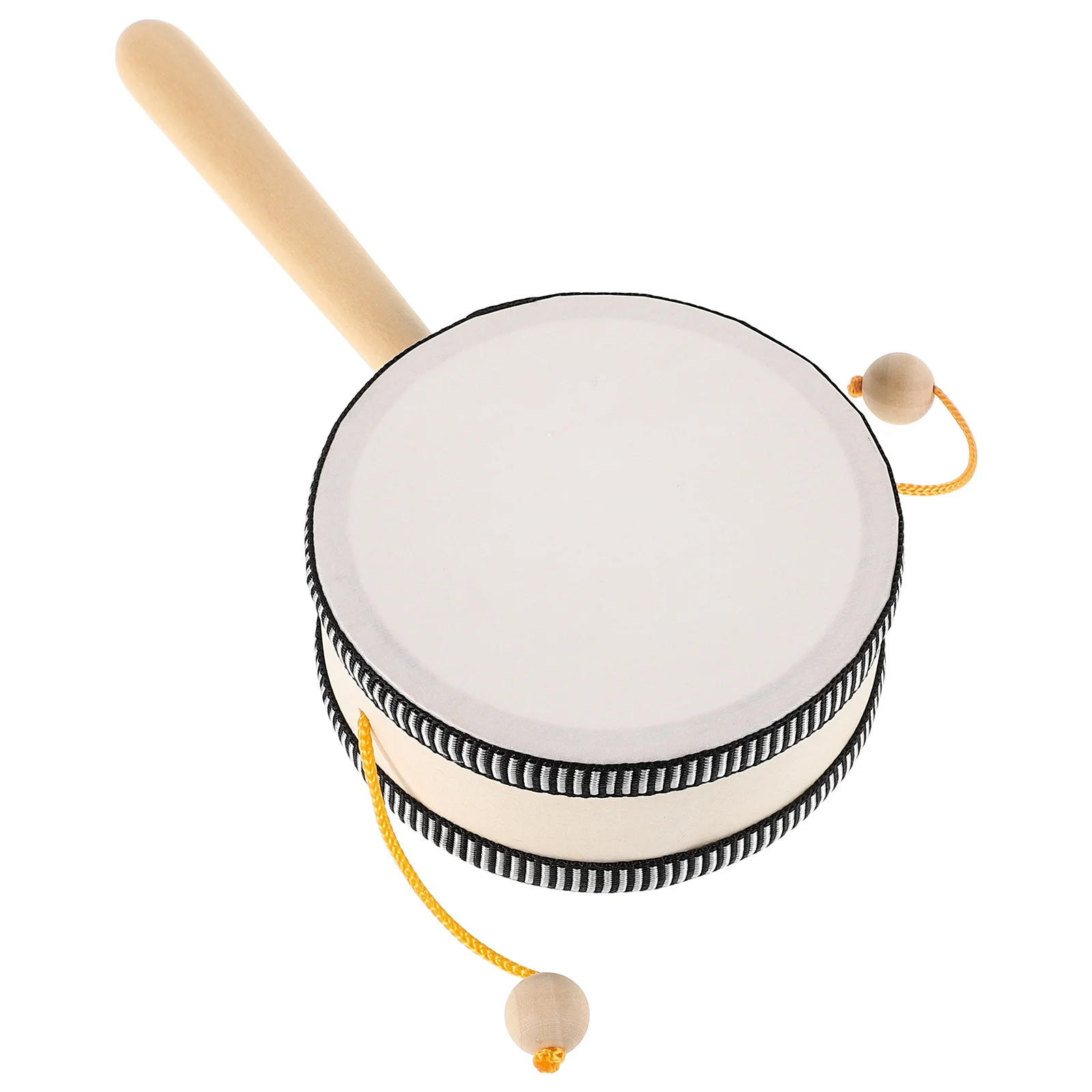 

Handheld Wave Drum Kids Traditional Musical Instrument For Toddlers Early Music Education Kindergarten Performance Wooden