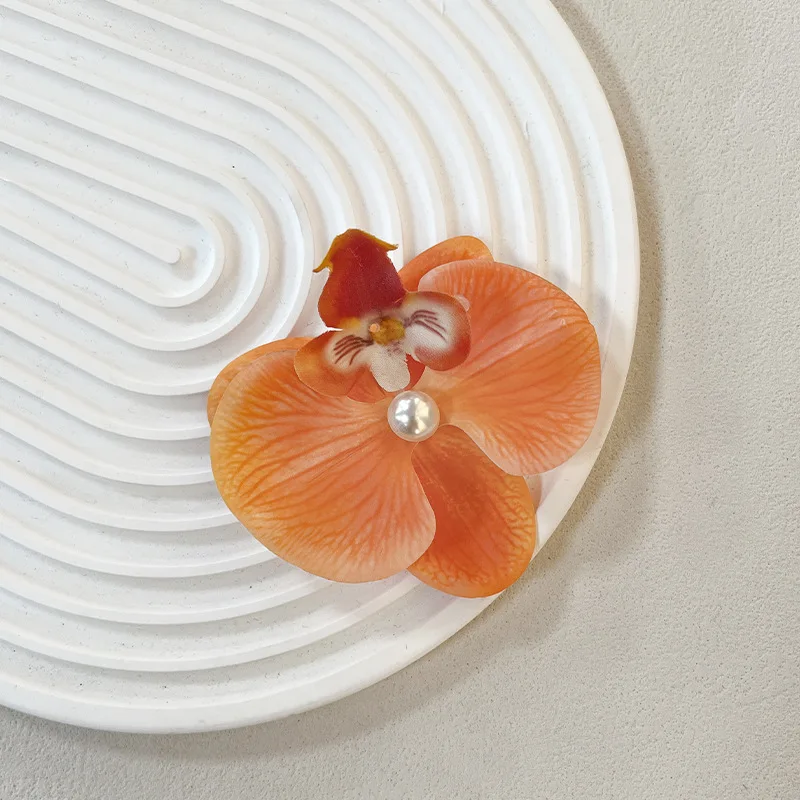 Butterfly Orchid Simulation Flower Hair Clip, Chic Design