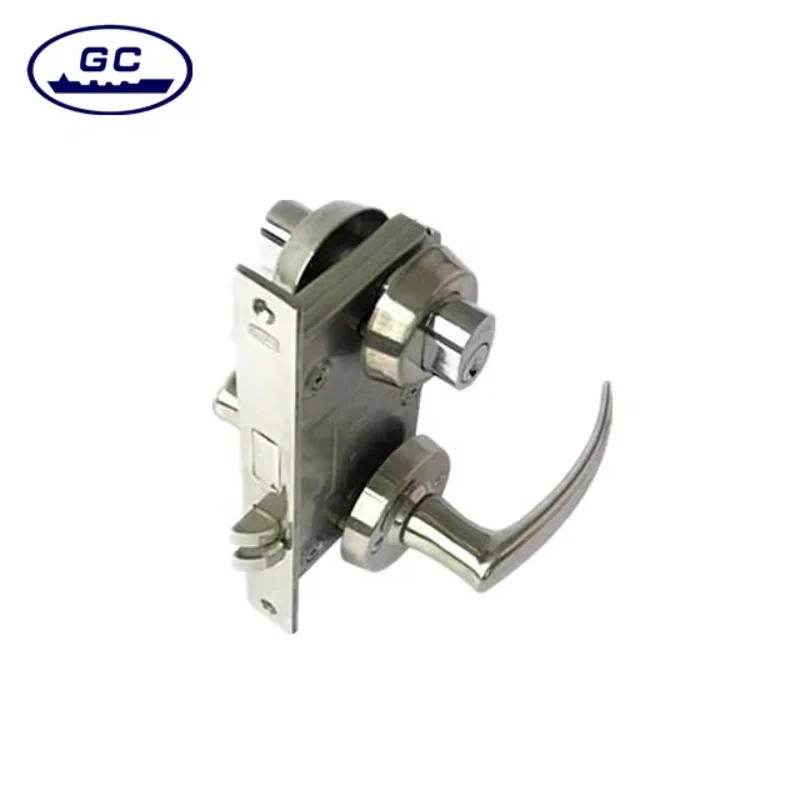Hot Selling Marine Wholesale Silver Mortise Latches with Lever Handle Model OHS for Ship Door