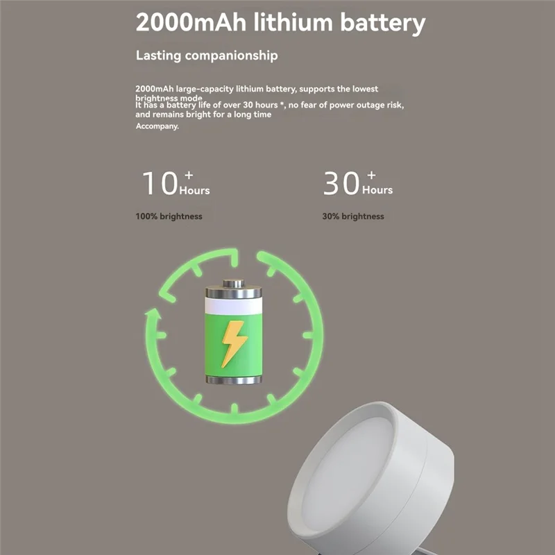 

AT43-Rechargeable Magnetic LED Wall Light 360° Rotation Touch & Remote Control Spotlight For Home & Office