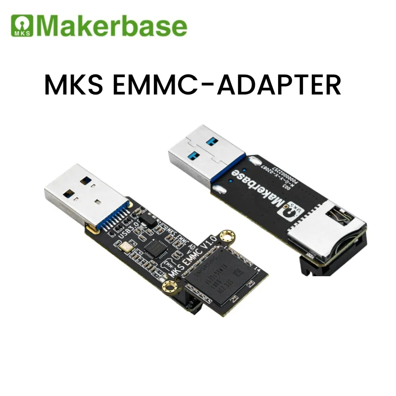 

Makerbase MKS EMMC-ADAPTER V2 USB 3.0 считыватель для модуля EMMC Micro SD TF Card MKS Pi MKS SKIPR