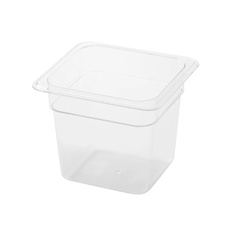 Ice powder small ingredient box, several pots and shelves, transparent ice fruit salvage stall, plastic with lid