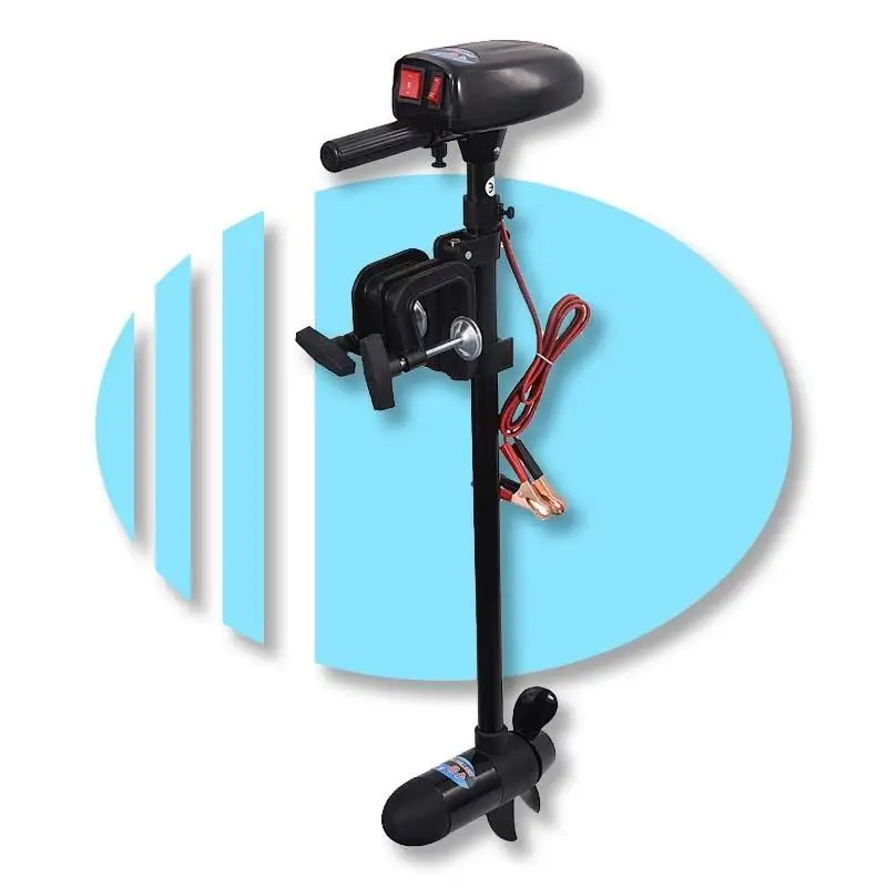12V 28lbs Electric Trolling Motor for PVC Inflatable Kayak/Fishing Boat Outboard Engine Drifting Lakes & Rivers