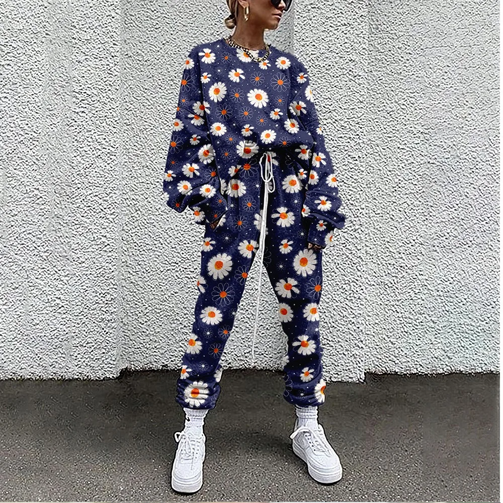 

Autumn Hoodies Stylish Tracksuit Street Outfit Two Piece Set Cool Jumpsuits Sportswear Fashion Women Clothing Casual Clothes