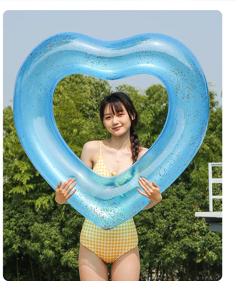 Love Sequins Swimming Ring Details _10 jpg