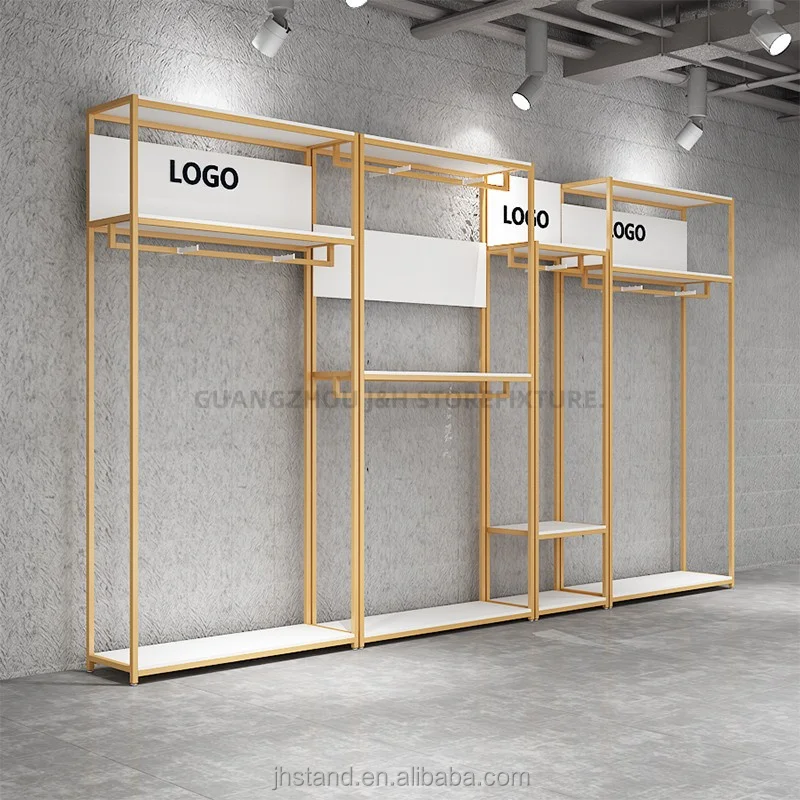 

customized.customized exhibition display stand clothing fashion shop black metal men clothes display rack kids display shel