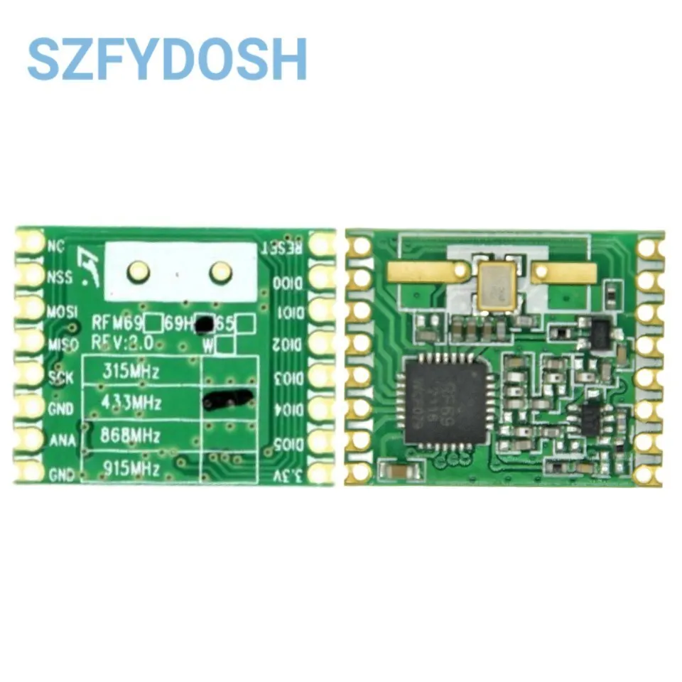 433MHZ/868MHZ/915MHZ 470M SRFM69H| RFM69|RFM69H | wireless transceiver modules 20dBm Frequency for Internet of Things