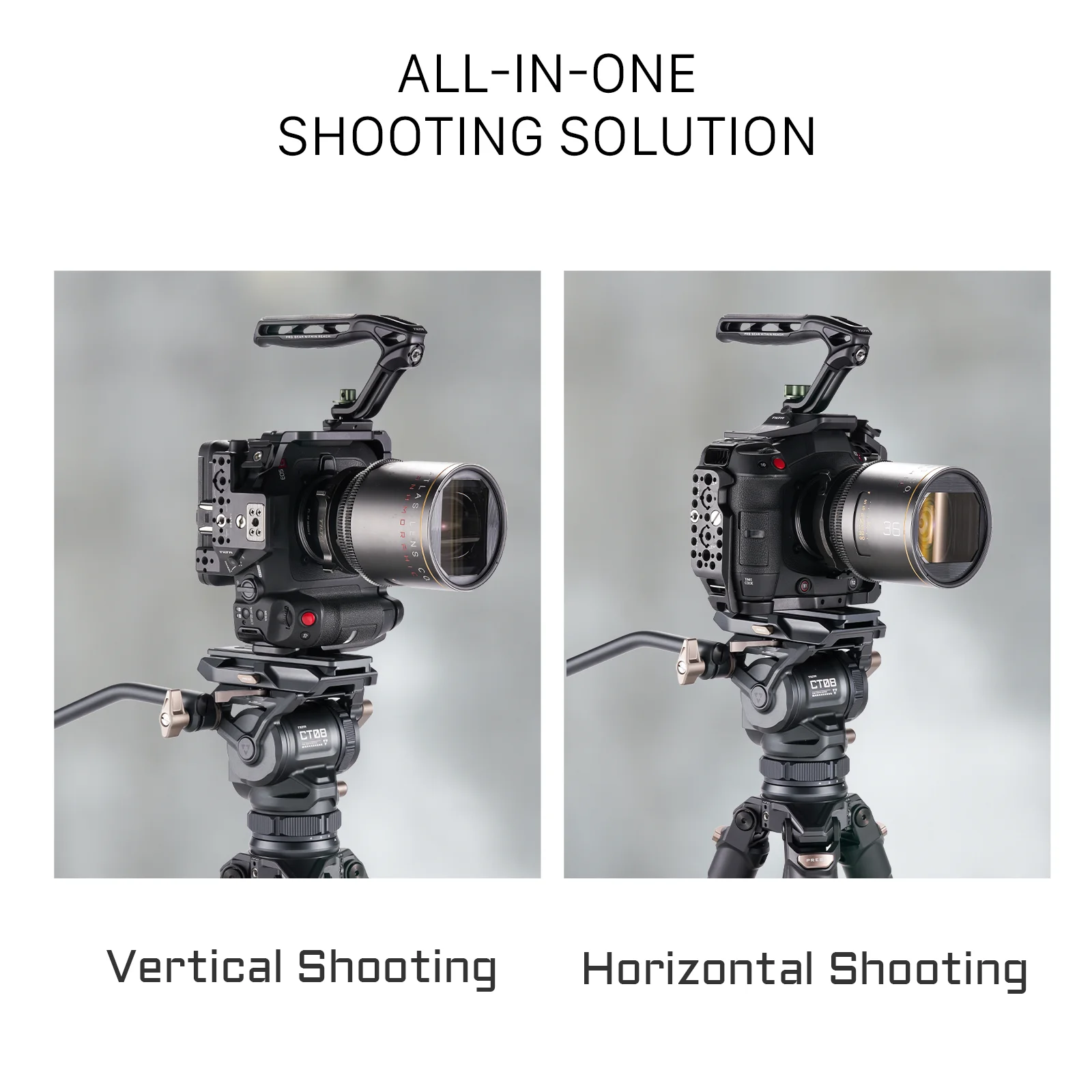 قفص كاميرا TILTA ES-T25-C-V لمجموعة Canon C80 Pro - حامل على شكل V