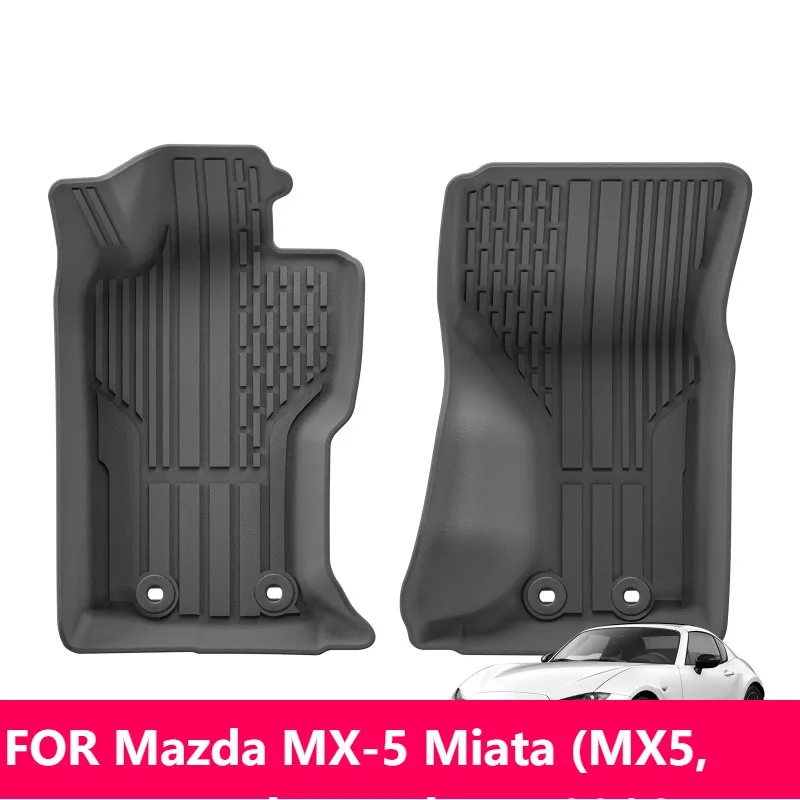 

Левый руль для Mazda MX-5 Miata 2016-2024 и для Fiat 124 Spider 2017-2018 TPE 3D коврики черные