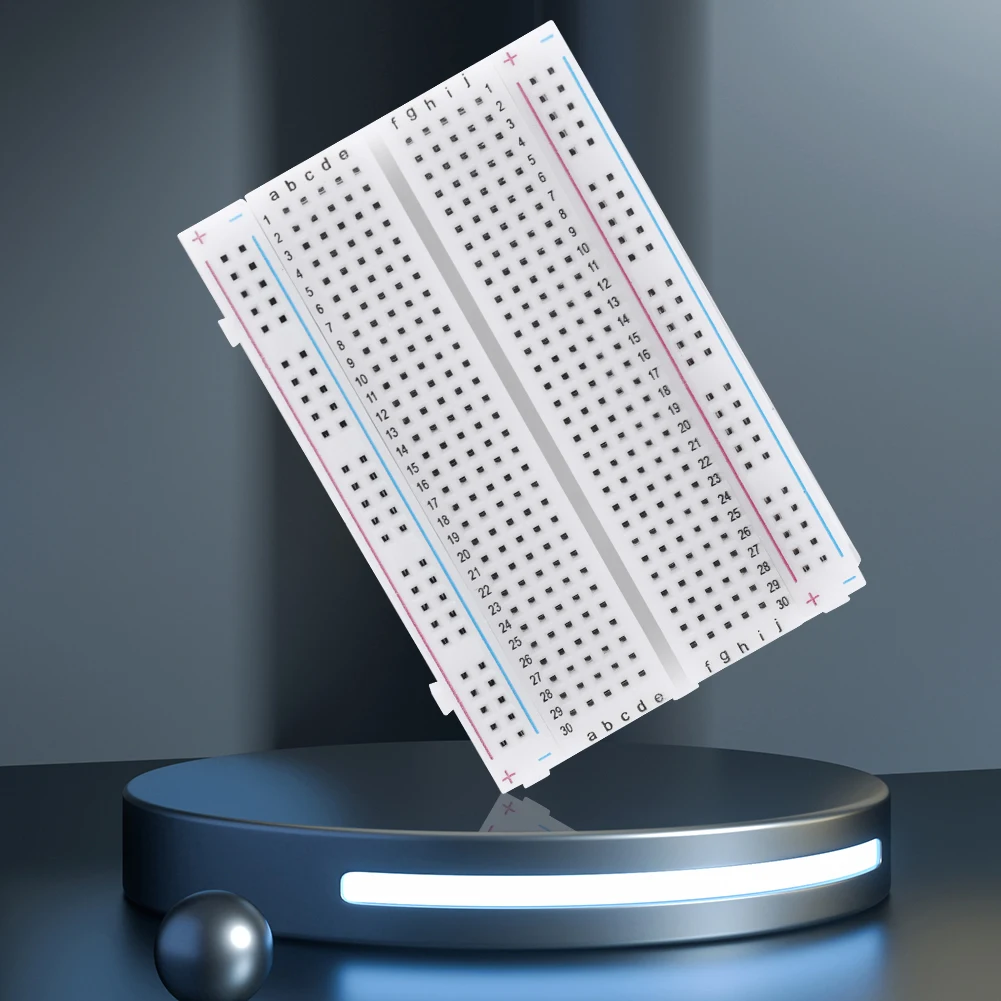 Mini Universal Test Protoboard 400 Tie Spliceable PCB Bread Board for Experiment Test Robot