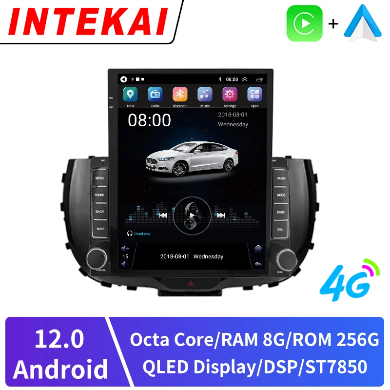 

9.7" Vertical Style Tesla Screen Android 12.0 Kia soul 2019 car radio Multimedia Video Player Navigation GPS Carplay Screen
