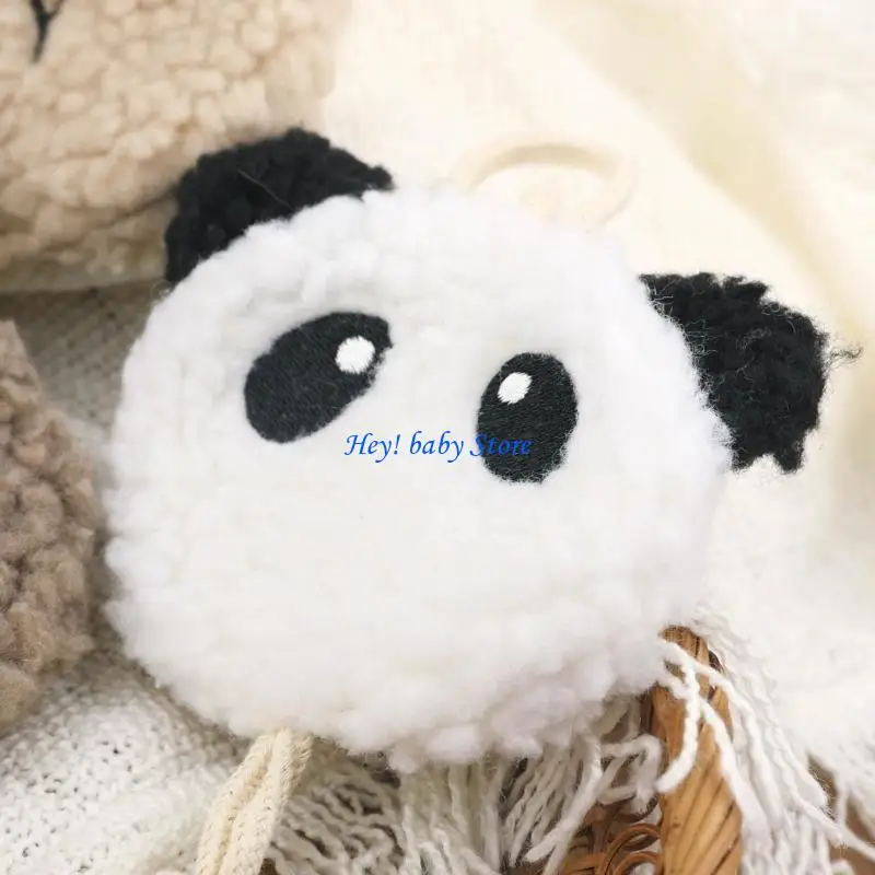 Q1FE Lovely Animal Decor Crib Hanging Decorations Infant Pacifier Chain Accessories