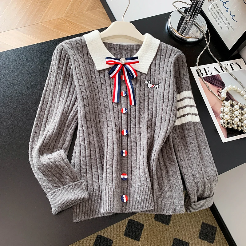 

Slim Fit Long Sve Knitted Sweater for Women Ele Lazy Sle Initial Autumn High Matching Deee Absolutely Beautiful