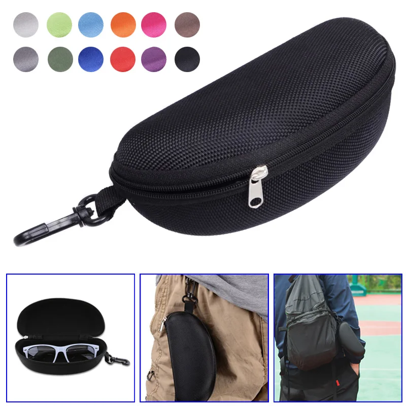 EVA Sunglasses Case Protective Eyeglass storage Box Shell Travel Accessories Lightweight EVA Zippered Pouch Portable organizer