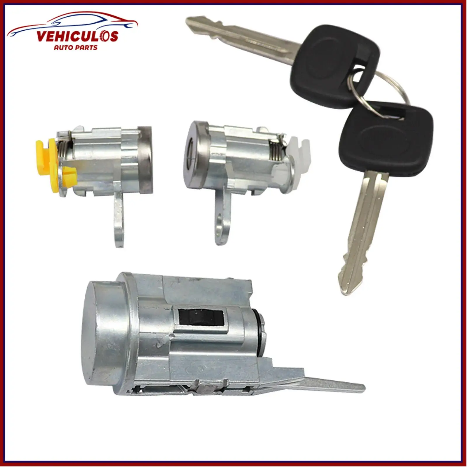 1Set Auto Ignition switch & door Lock Cylinder 69005-35840 6905135070 69051-35070 DL108R For Toyota Tacoma Base SR5