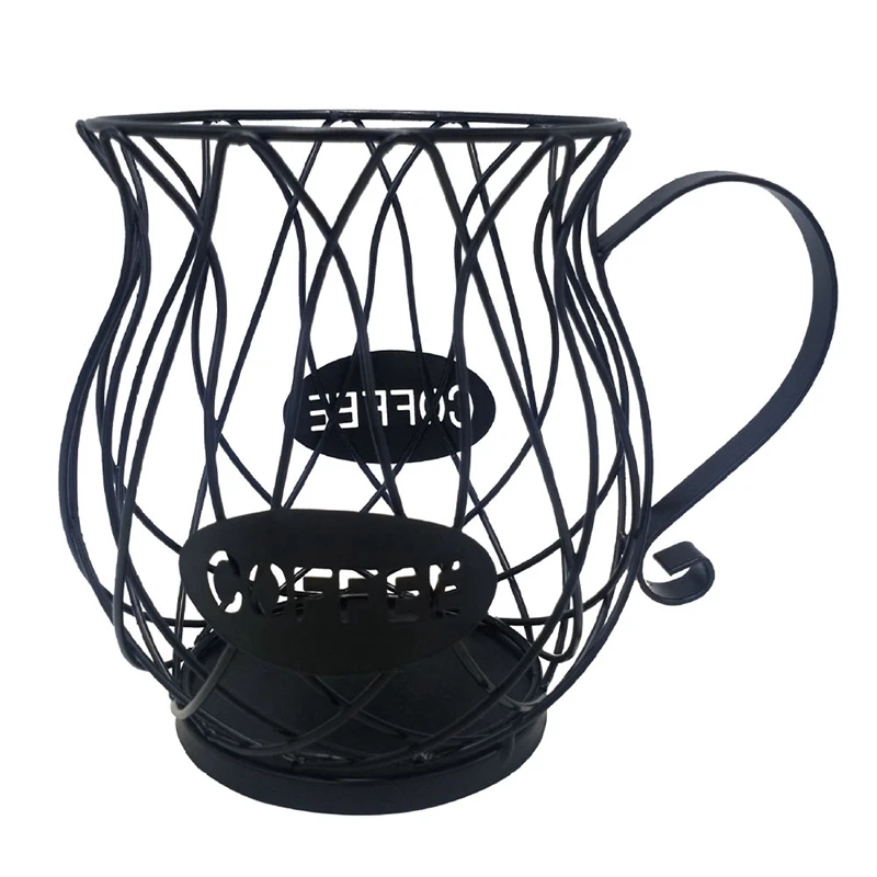 Universal Coffee Capsule Storage Basket Coffee Cup Basket Black For Home Cafe Hotel