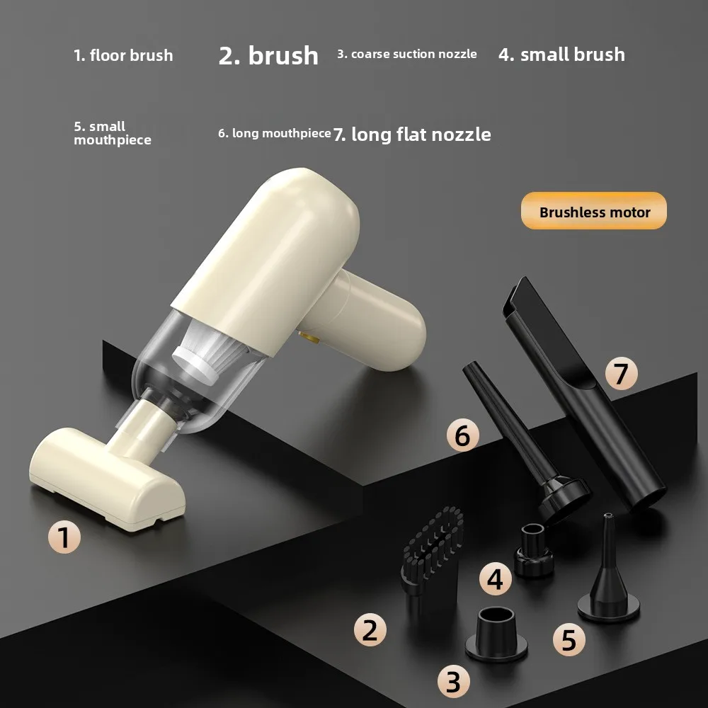 

Mini Wireless Car Vacuum Cleaner High Suction Handheld Rechargeable Vacuum for Car & Home