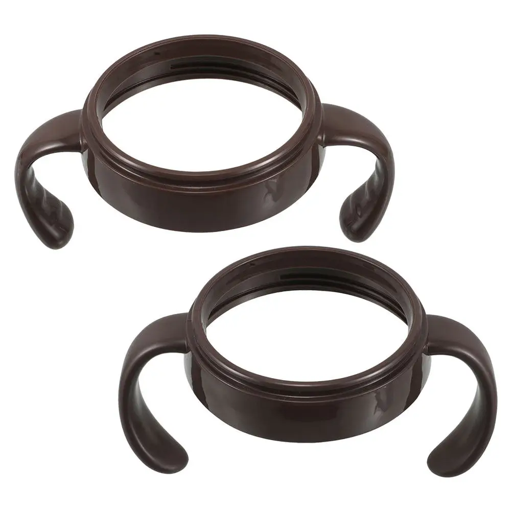 

2 шт. сменных ручек для детских бутылочек с широким горлышком, пластиковые, легкие, совместимые с бутылочками 72 мм.