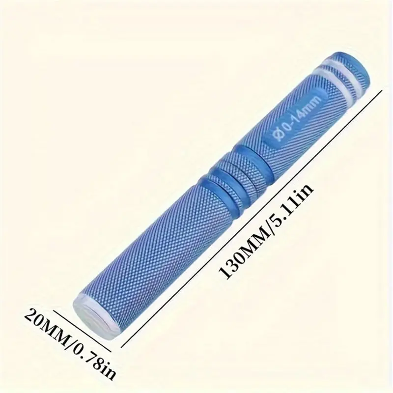 2X DIY Hole Punch For Woodworking & Model Making - Manual Drilling Tool With Expansion Hole Opening Blue