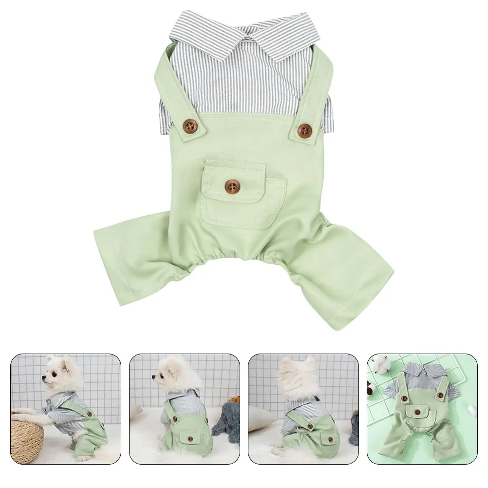 

Chic Comfortable Puppy Clothes Spring Stripe Pattern Lightweight Durable Dog Outfits For Daily Wear Walking Parties Small Dog