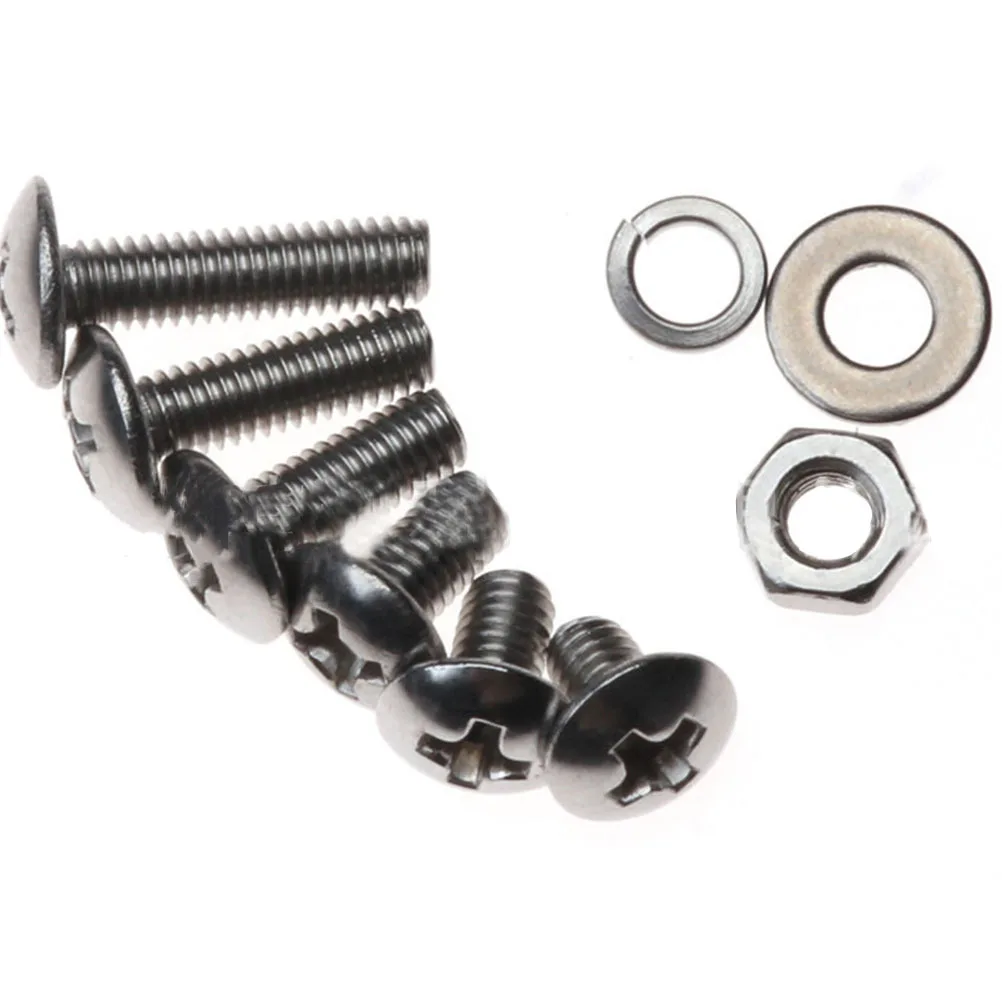 

Assorted Stainless Steel Screws Set Durable Portable Repair Tools Including Nuts Gaskets Countersunk Head Screws for Notebooks