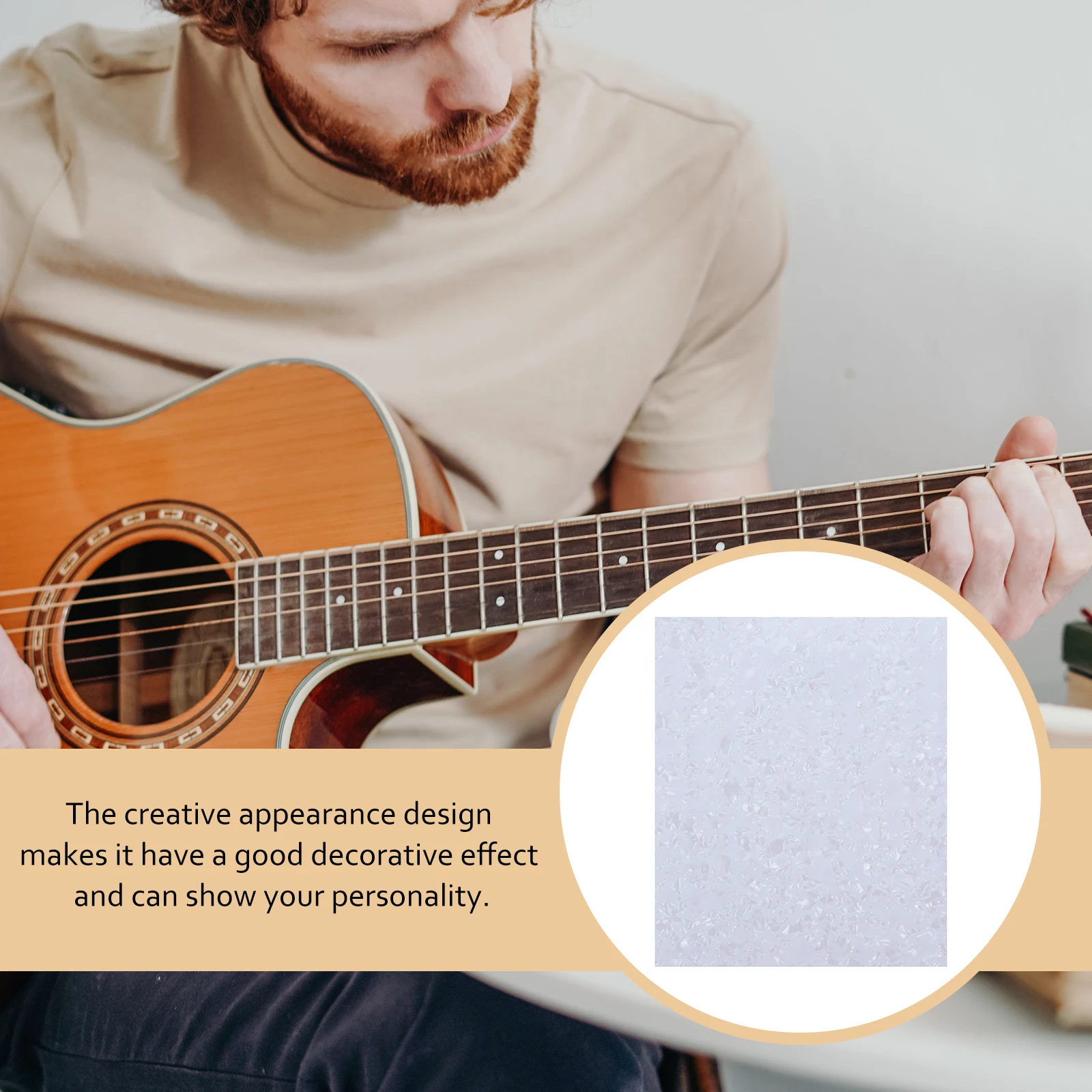 

Guitar Pickguard Acoustic Sticker Protector Material Stickers (partial Is PVC) Blanks Instruments
