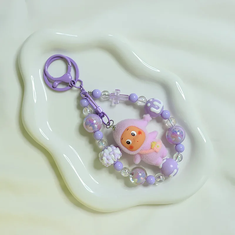 1 قطعة حقيبة سلسلة المفاتيح الكرتون حلي معلقة #3