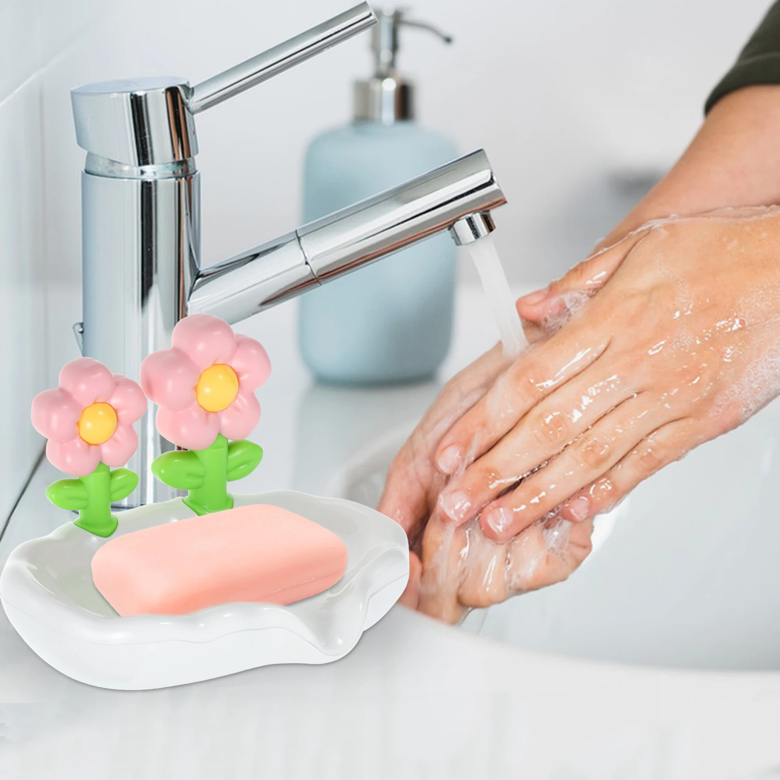 

Flower Tray Ceramic Dishes For Bar Flower For Shower Soap Bar Soap Container Holder Dish Dish Kitchen Shower Use