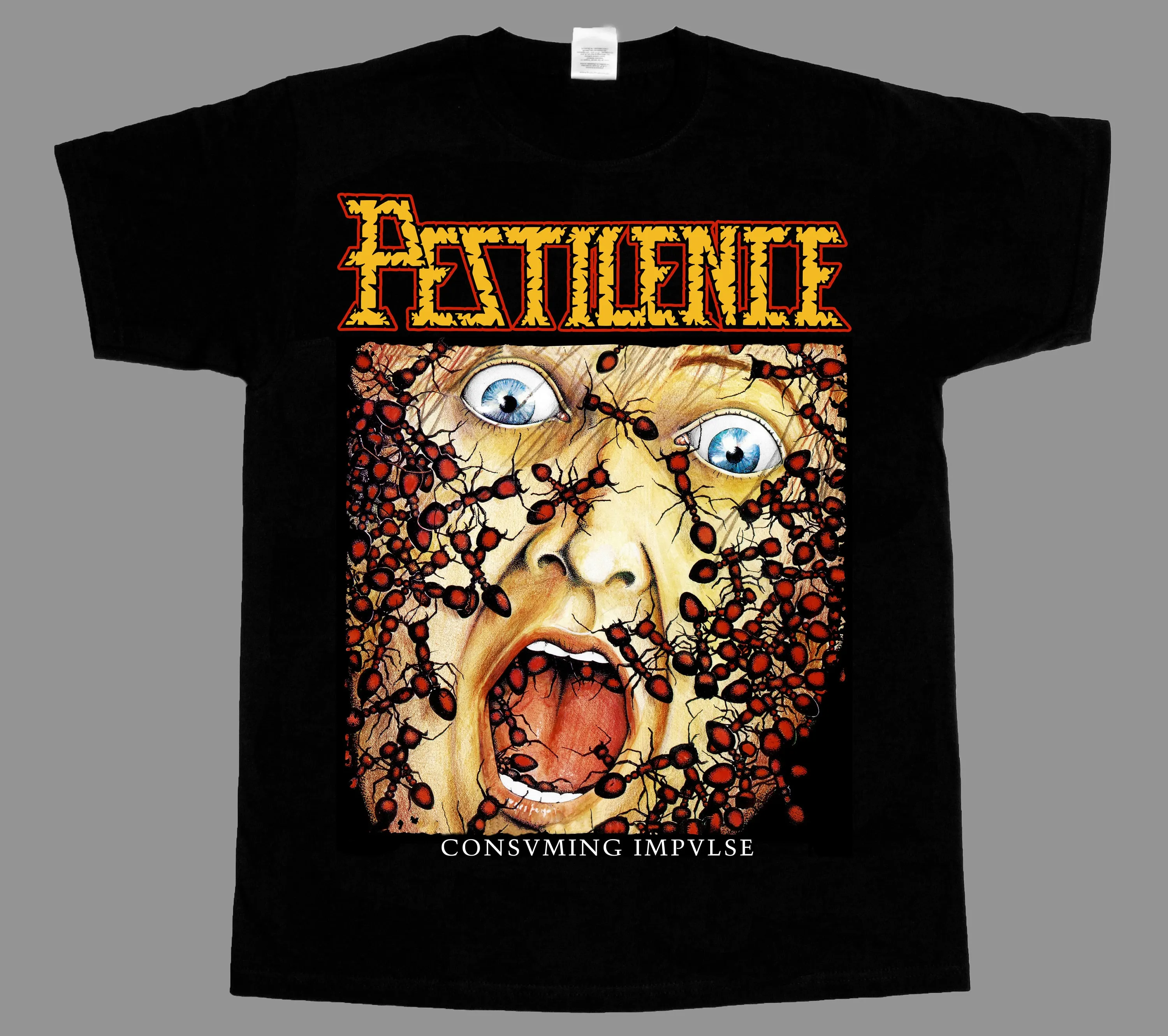 Pestilence Consuming Impulse New Black ShortLong Sleeve T-Shirt