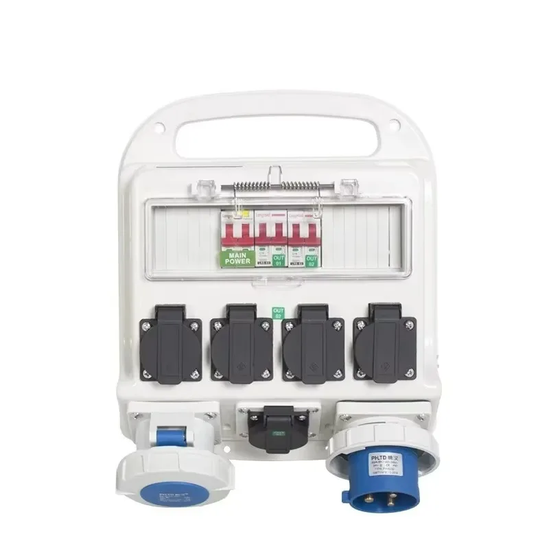 Outdoor Three-phase Industrial Socket Distribution Box Indoor and Outdoor Dedicated Small Waterproof Insulated Socket Box