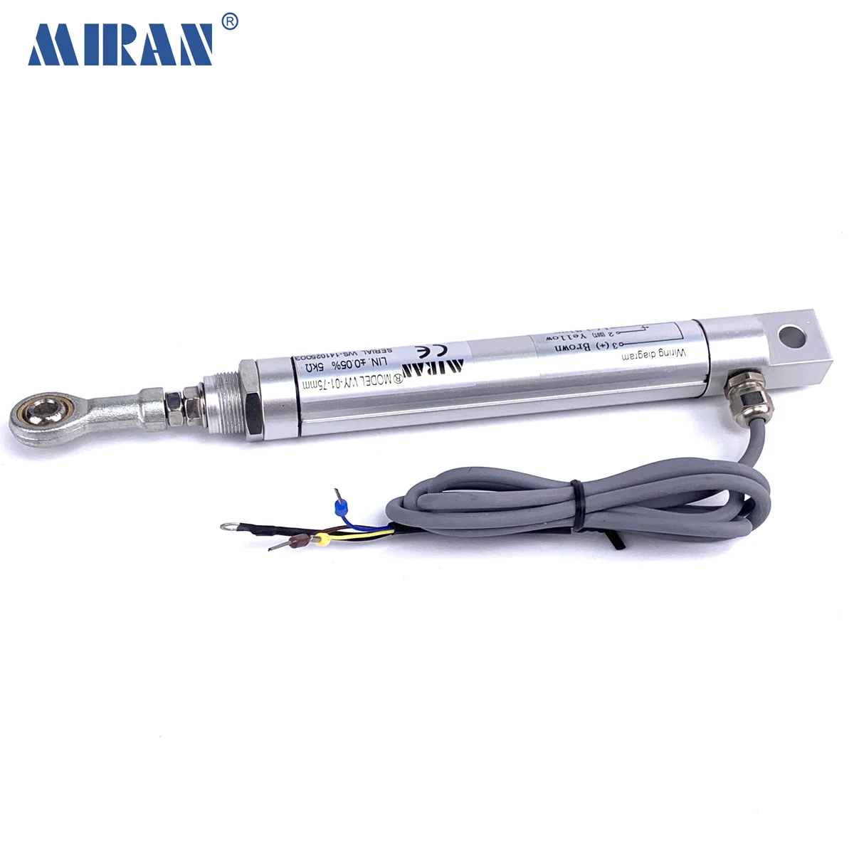 Miran High Sealing Screw Installation Miniature Pull Rod Linear Position Sensor/Scale for Cement Equipment WY-01 100-300mm