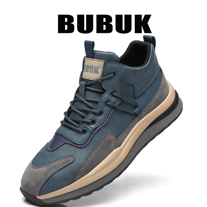 

Bubuk New Men's Casual Shoes, Lace-Up Low-Top Design, Fashionable, Suitable for Daily Casual Wear, Lightweight Outdoor Sports Walking and Running Shoes, Thin Soft-Soled Men's Shoes