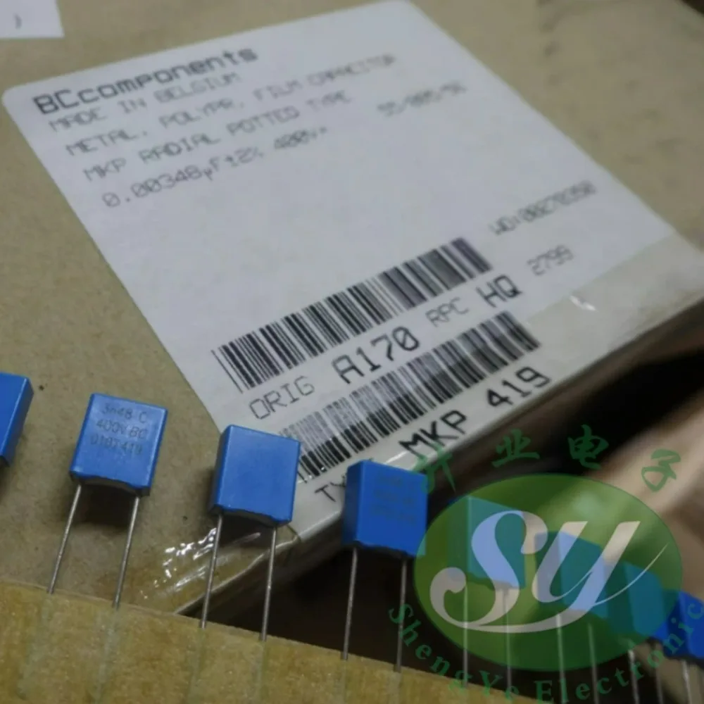 20pcs BC MKP419 0.0034uf 400V G Replacement 3.3nF 0.0033uf 3300pF 332 Brand New 5mm Polypropylene Film Capacitor  (Accuracy: 2%)
