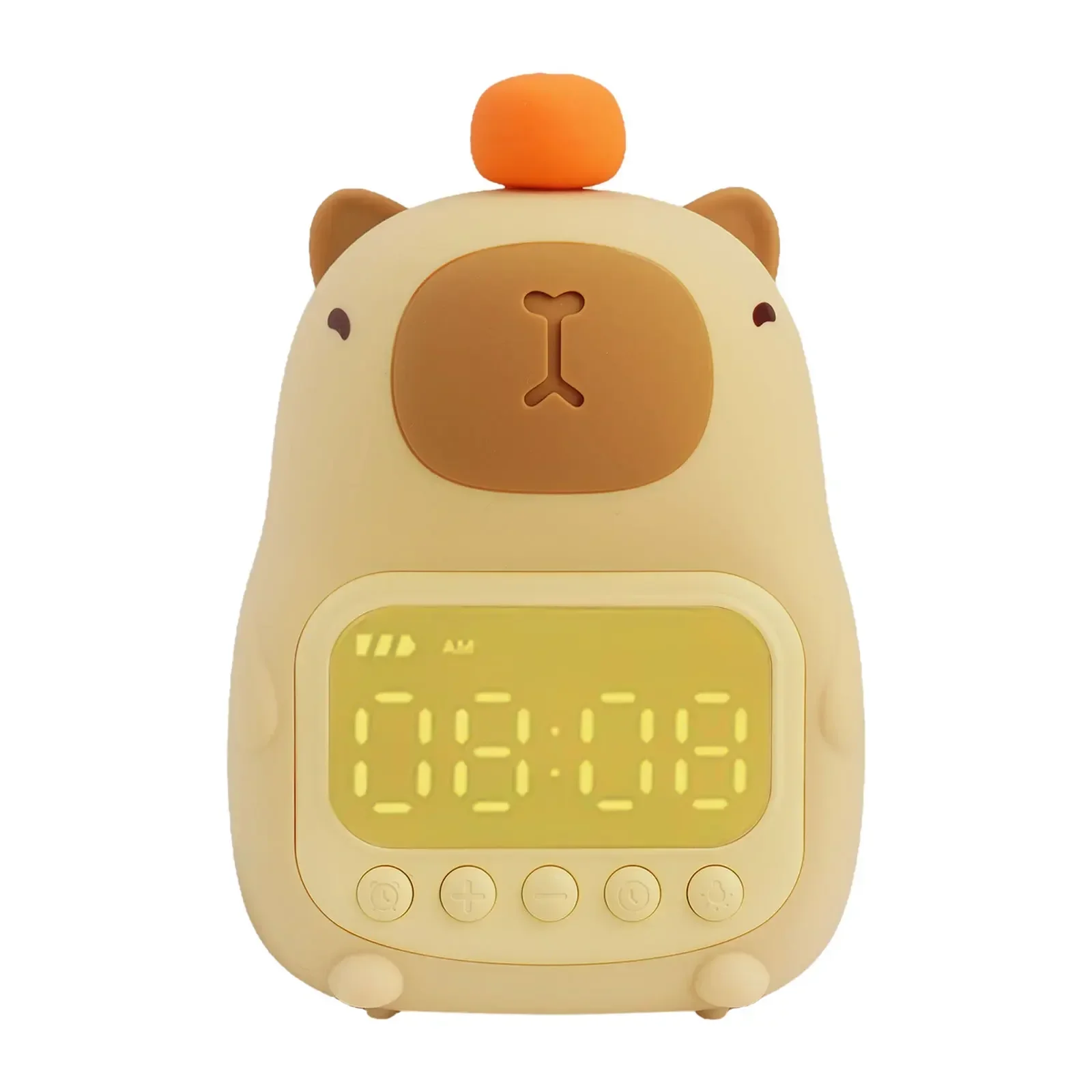 LED Clock Cute Alarm Clock With Touch Control Night Light  Always-on Display LED Clock Cute Alarm Clock With Touch Control